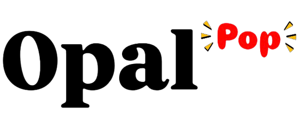 OpalPop website header.