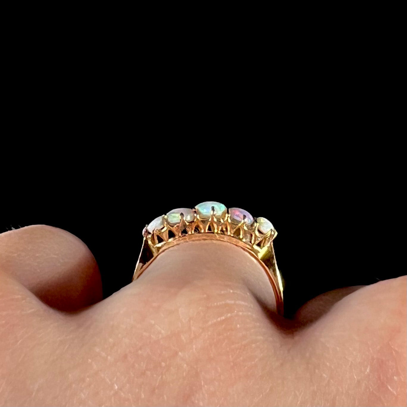 Florence | Edwardian Opal Ring in 18k Gold, c.1910's