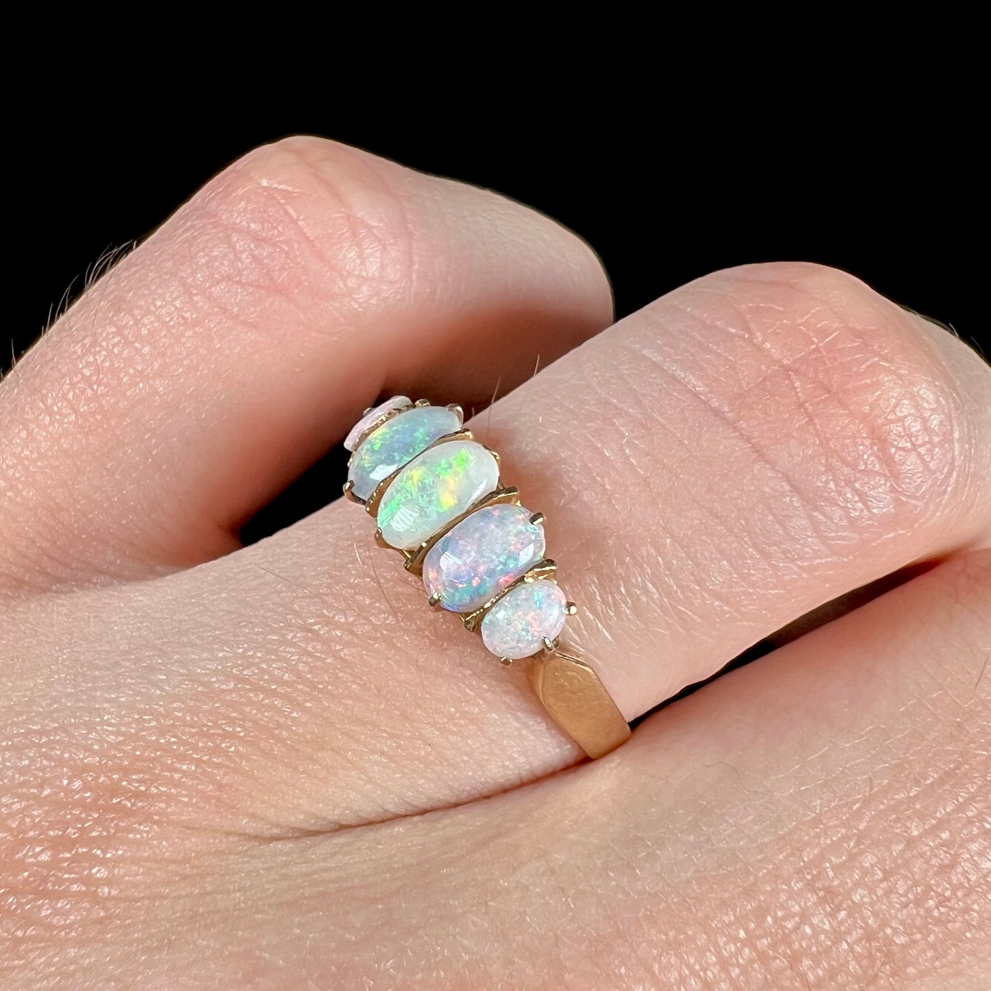 Florence | Edwardian Opal Ring in 18k Gold, c.1910's