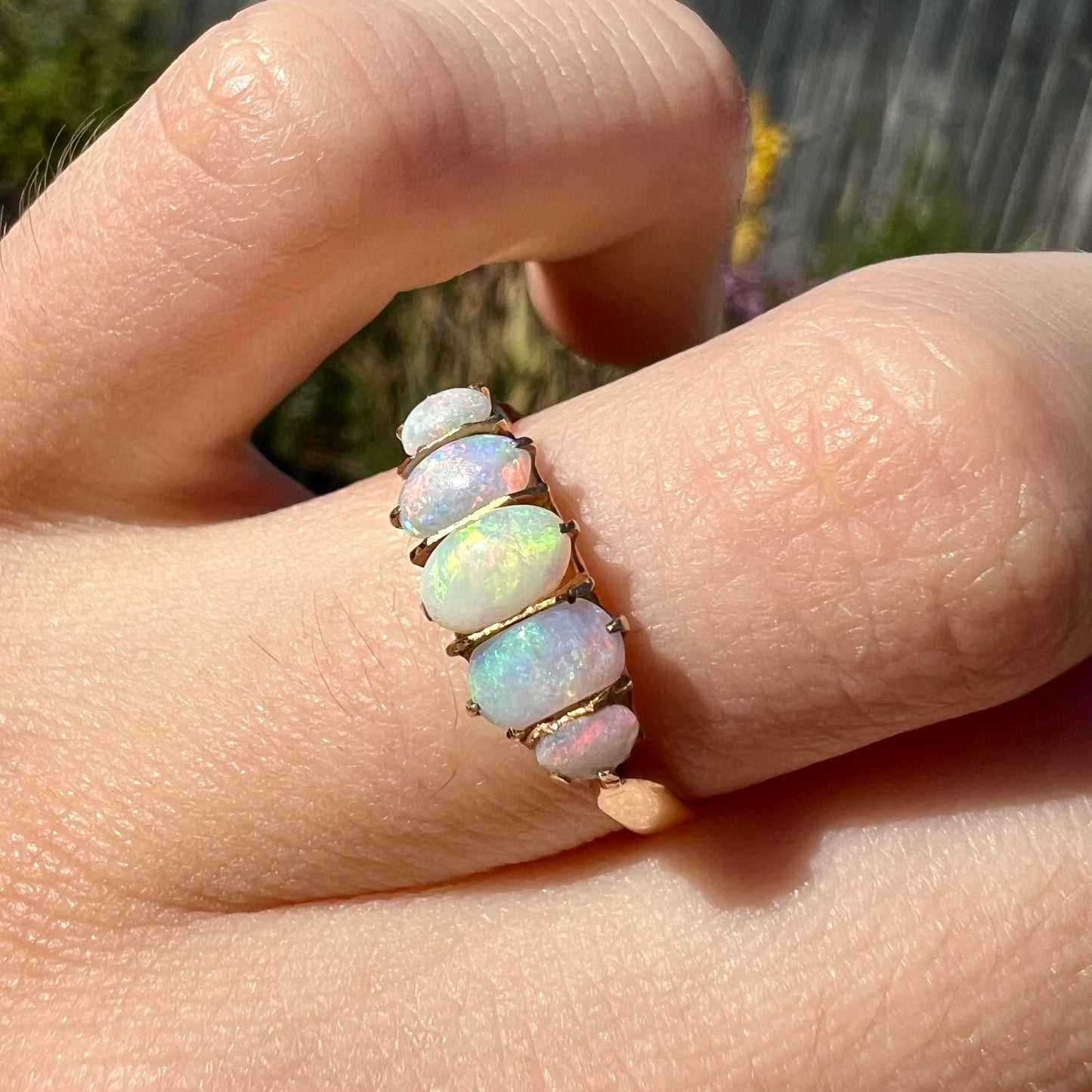 Florence | Edwardian Opal Ring in 18k Gold, c.1910's