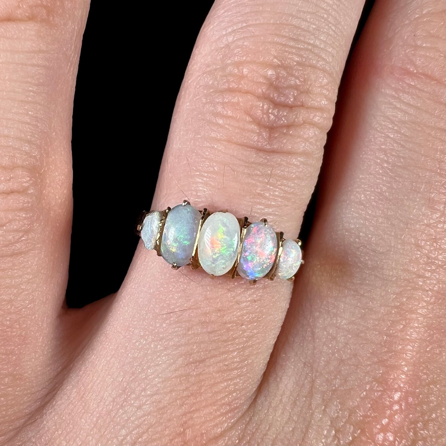 Florence | Edwardian Opal Ring in 18k Gold, c.1910's