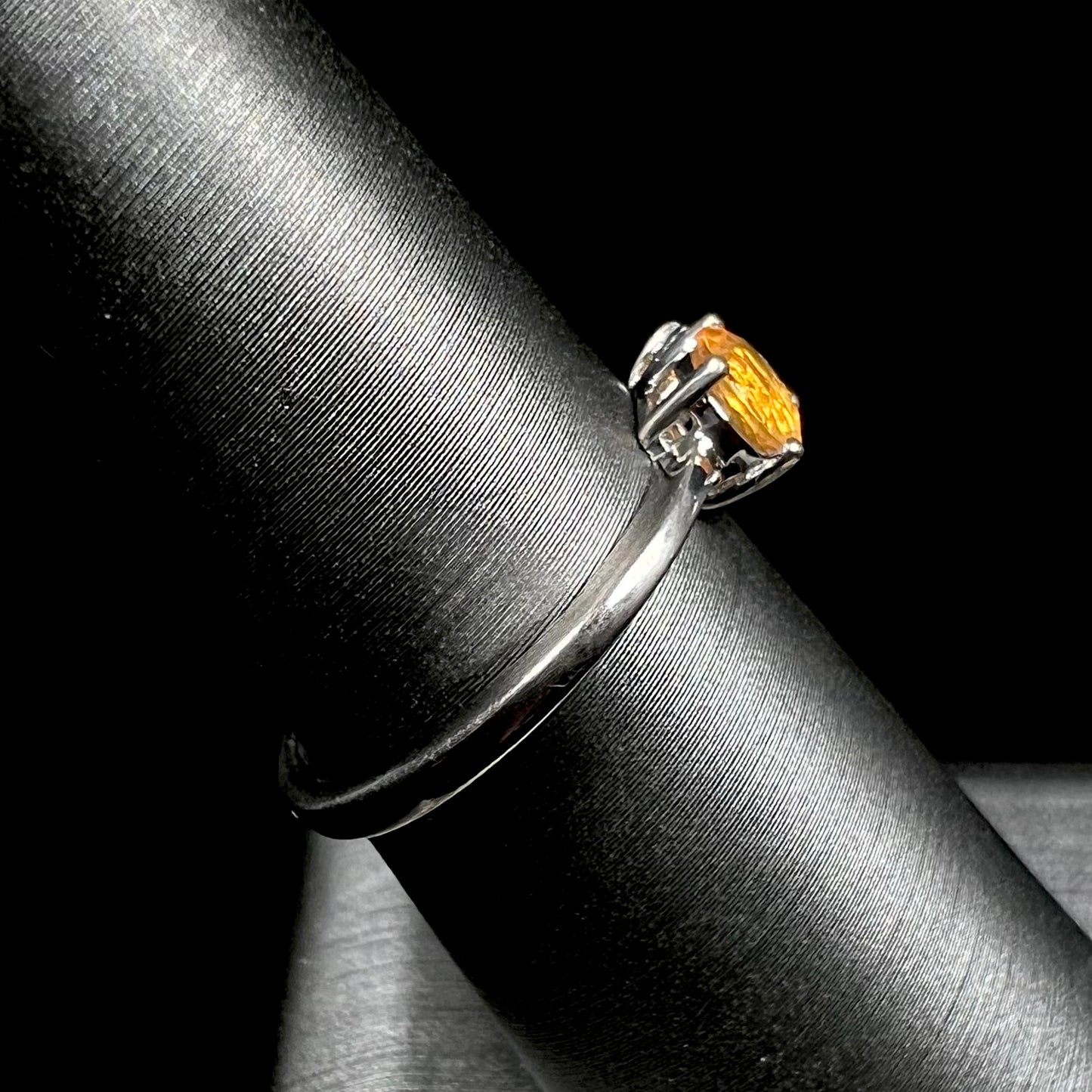 Jimena | Jalisco Fire Opal Ring in Sterling Silver