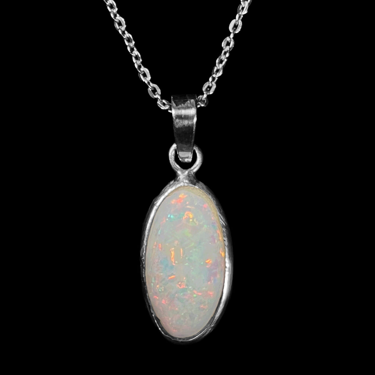 Collana Silpada in argento sterling 925 con zirconi cubici ovali a Collana Silpada in argento sterling 925 con zirconi cubici ovali a