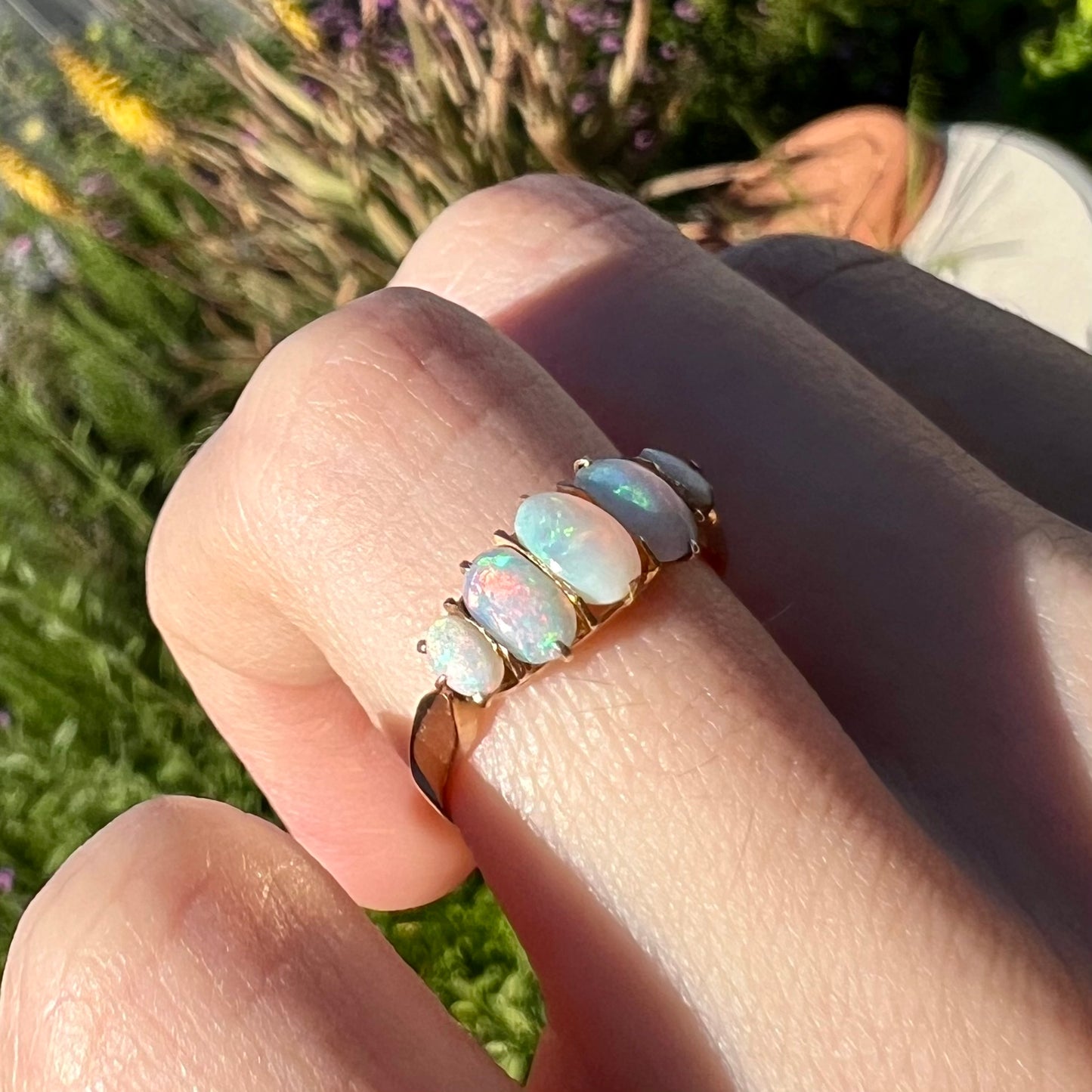 Florence | Edwardian Opal Ring in 18k Gold, c.1910's