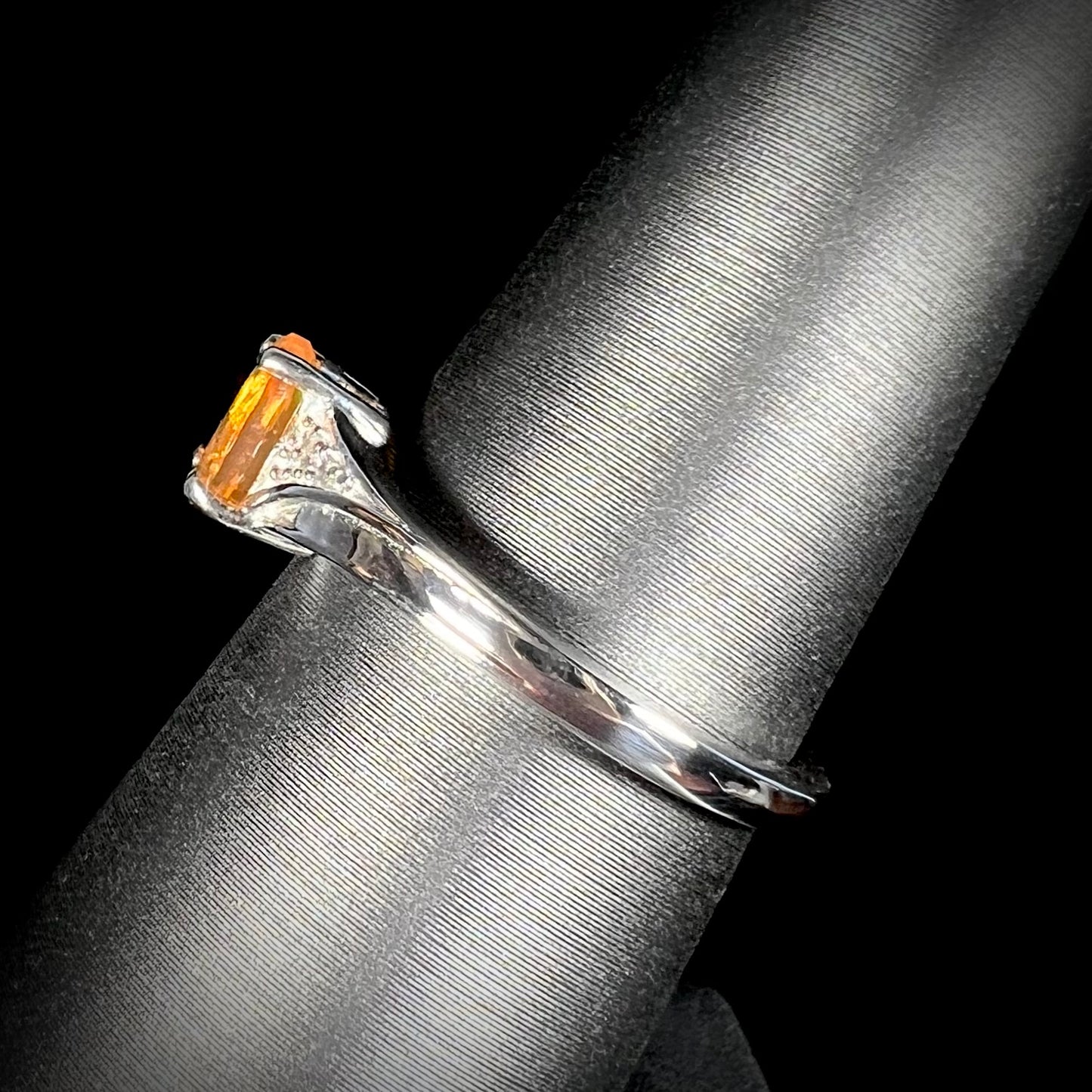 Jenna | Jalisco Fire Opal Ring in Sterling Silver