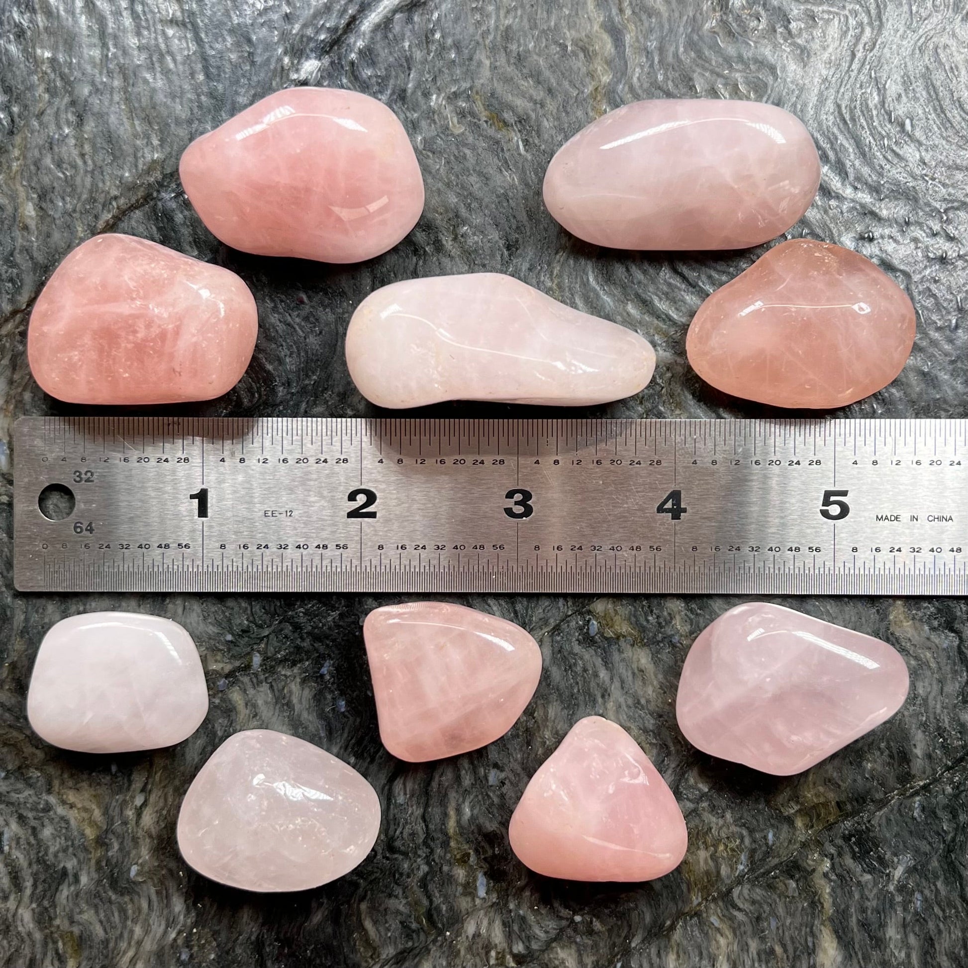 Bulk Tumbled Rose Quartz Stones, 2