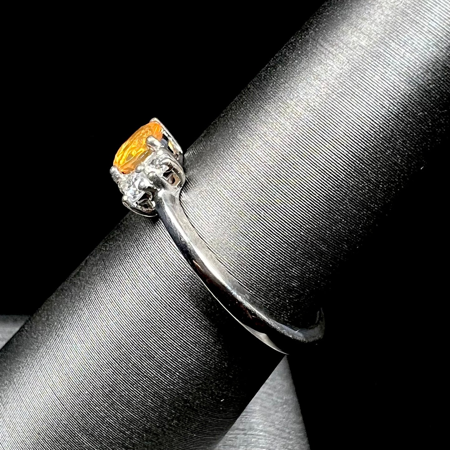 Jimena | Jalisco Fire Opal Ring in Sterling Silver