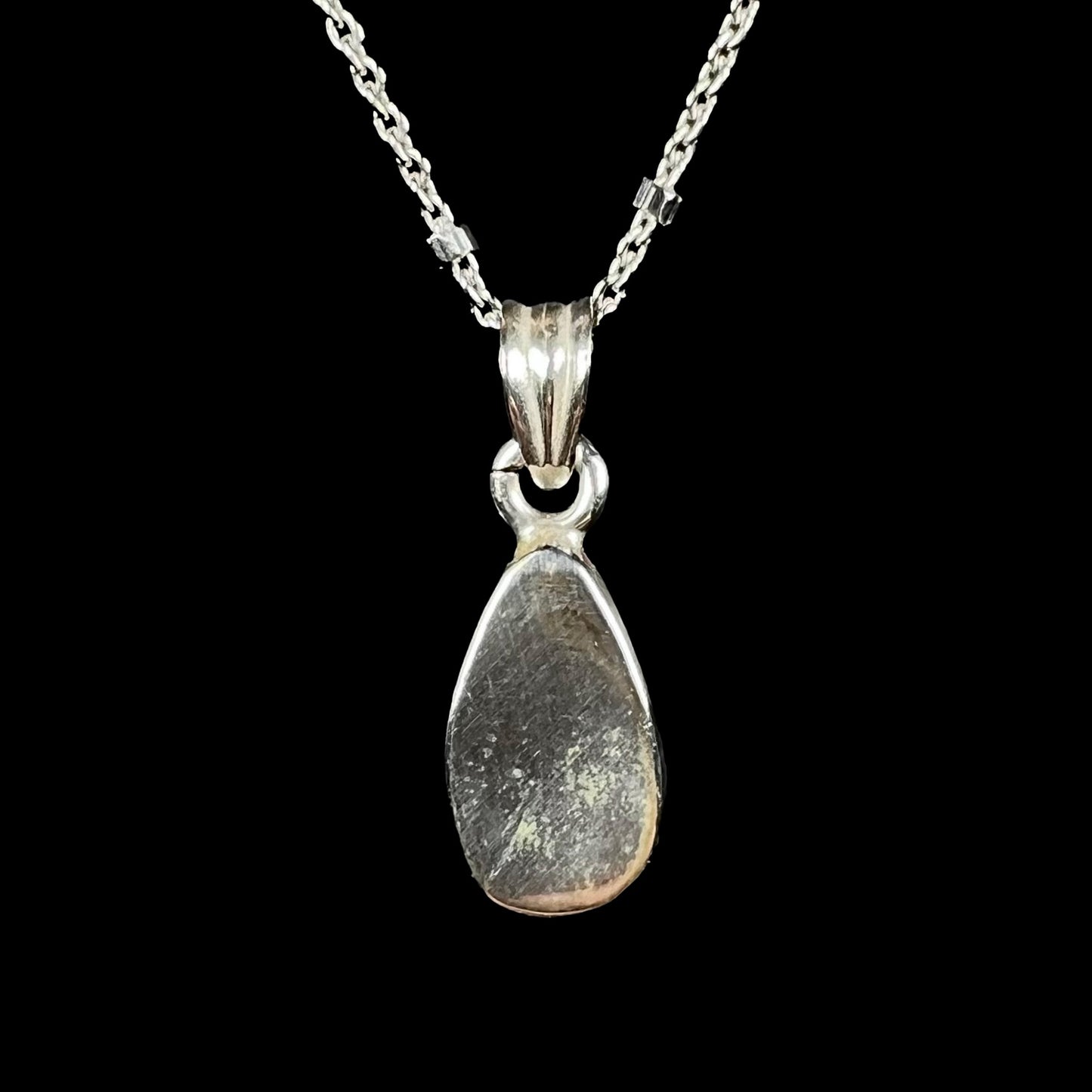 Malia | 1.89ct Boulder Opal Necklace in Sterling Silver