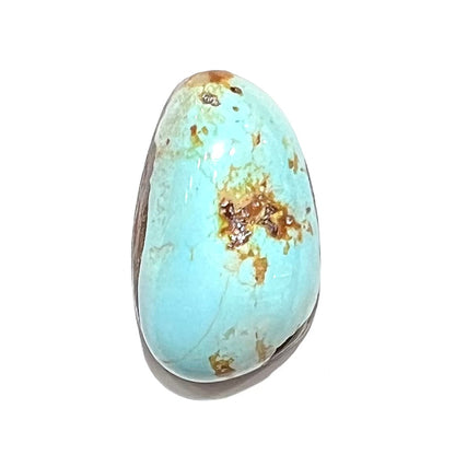 A light blue turquoise stone from Sleeping Beauty Mine, Arizona.